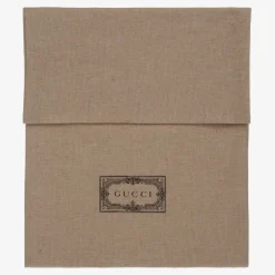 Gucci White Leather Logo Sliders Discount