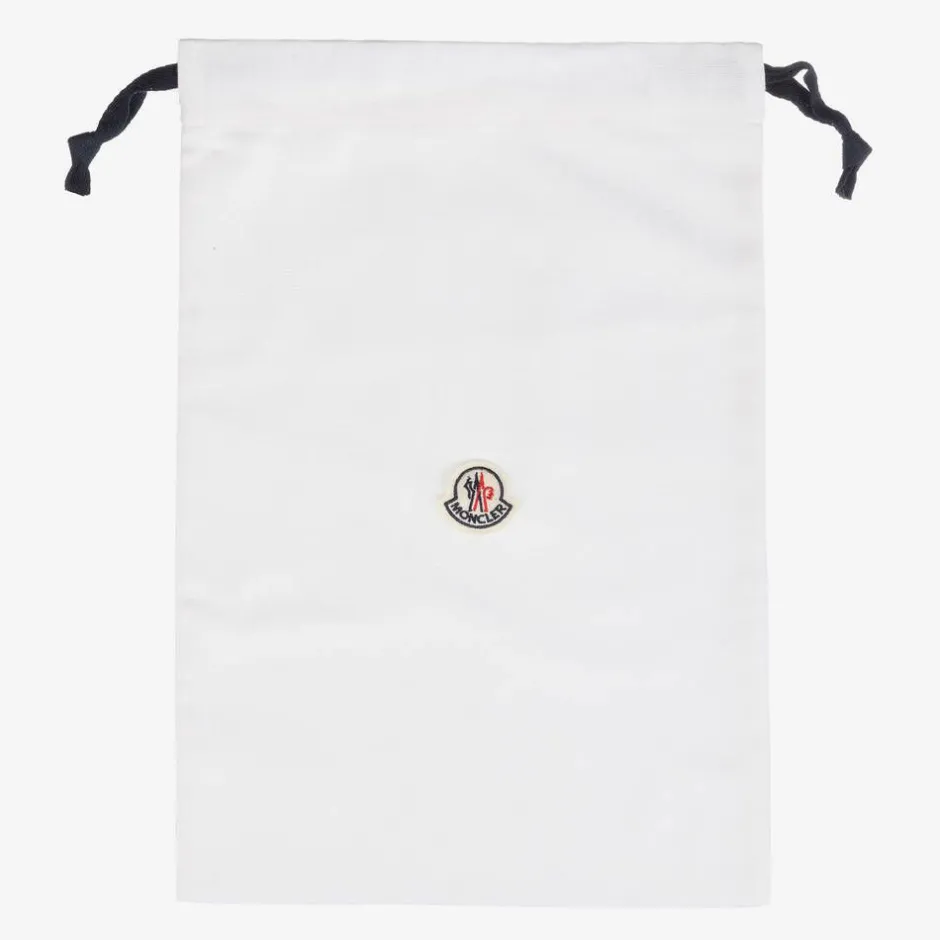 Moncler Enfant White Leather Logo Trainers Best