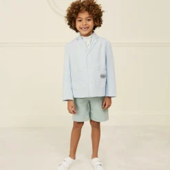 Childrens Classics White Leather Trainers Hot