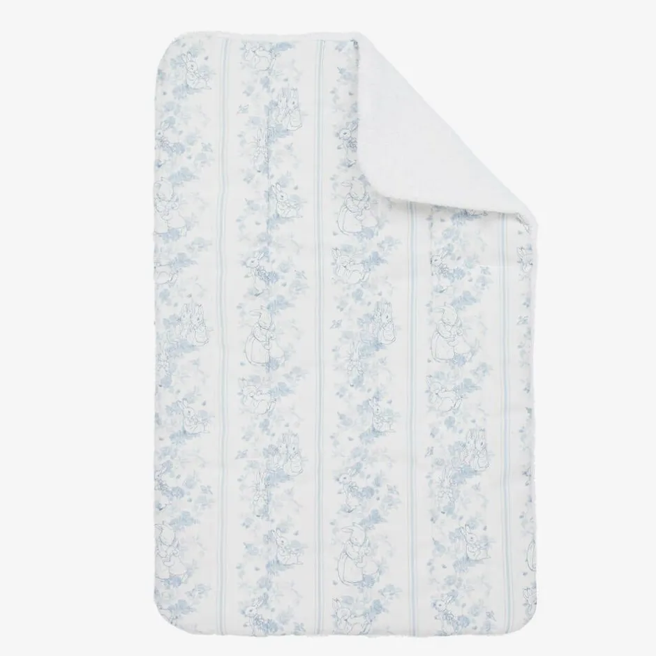 Peter Rabbit™ by Childrensalon White Linen & Cotton Changing Bag (42cm) New