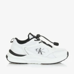 Calvin Klein White Mesh Trainers Hot