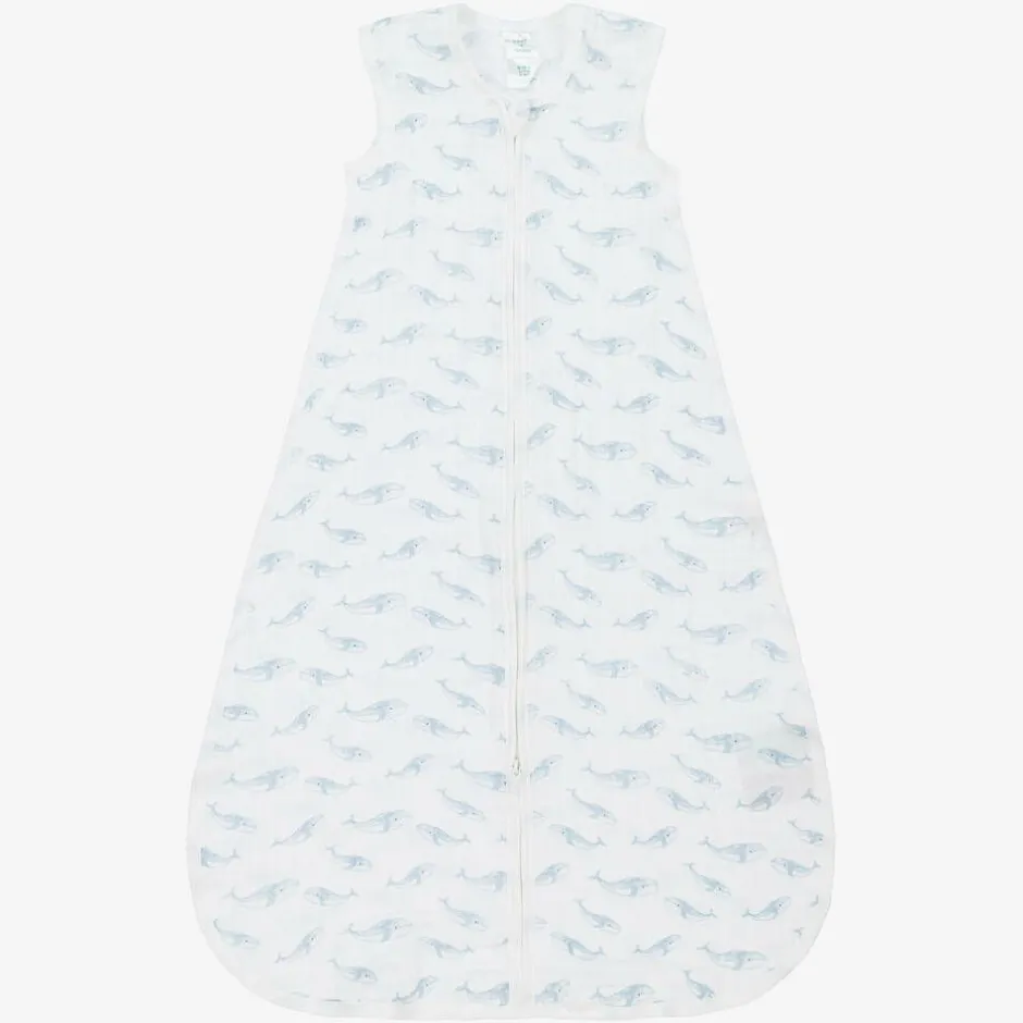 aden + anais White Organic Cotton Sleeping Bag New