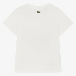 Lacoste White Organic Cotton T-Shirt Sale