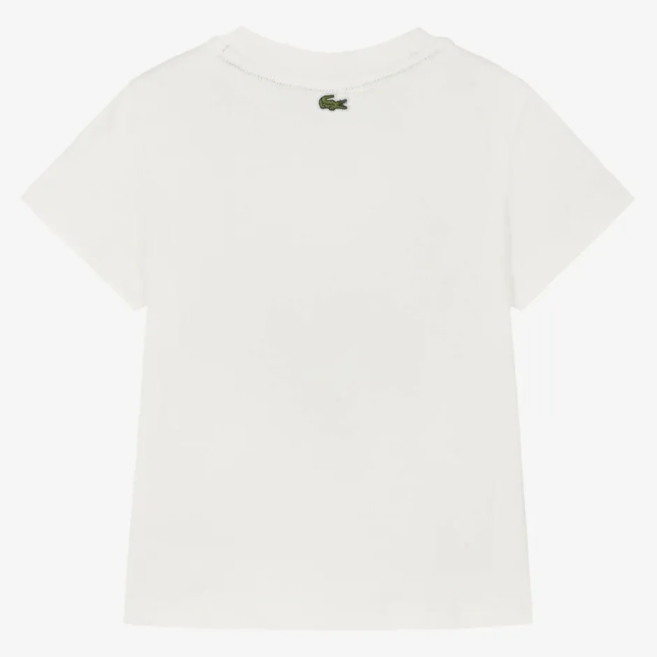 Lacoste White Organic Cotton T-Shirt Sale