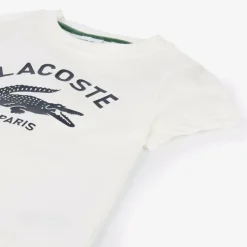 Lacoste White Organic Cotton T-Shirt Sale