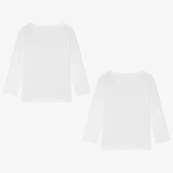 Petit Bateau White Organic Cotton Vests (2 pack) Discount