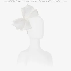 Sienna Likes To Party White Organza Bow Hairband New