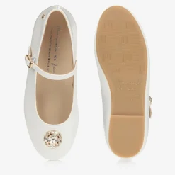 Manuela de Juan Patent Leather Pumps White New