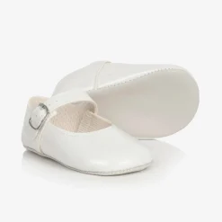 Early Days White Patent Pre-Walker Shoes Sale