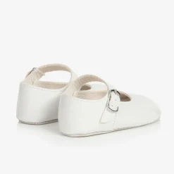 Early Days White Patent Pre-Walker Shoes Sale
