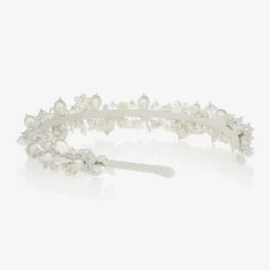 Sienna Likes To Party White Pearl & Crystal Hairband Discount