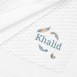 Paint My Dreams White Personalised Cotton Blanket (88cm) New