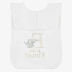 Paint My Dreams White Personalised 'E' Initial Bib Hot
