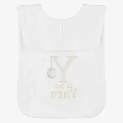 Paint My Dreams White Personalised 'Y' Initial Bib Hot