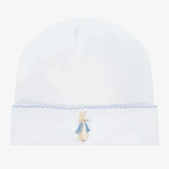 Mini-la-Mode White Peter Rabbit Pima Cotton Hat Online
