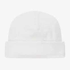 Kissy Kissy White Pima Cotton Baby Hat Hot