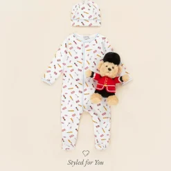 Magnolia Baby White Pima Cotton Baby Hat Outlet