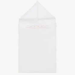 Kissy Kissy White Pima Cotton Fall Bishop Nest (78cm) New