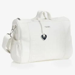 Nanán White Quilted Changing Bag (36cm) Outlet