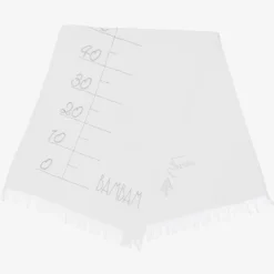 Bam Bam White "See How I Grow" Towel (125cm)