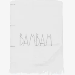 Bam Bam White "See How I Grow" Towel (125cm)
