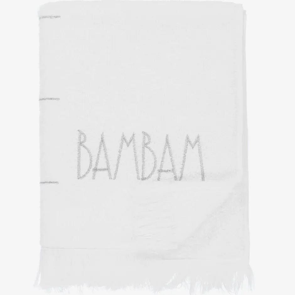 Bam Bam White "See How I Grow" Towel (125cm)
