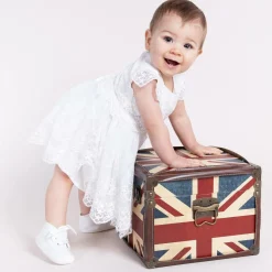 Early Days White Silk Pre-Walker Shoes Online