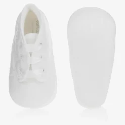 Early Days White Silk Pre-Walker Shoes Online