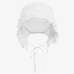Sarah Louise White Smocked Baby Bonnet Online