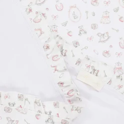 My Little Pie White Supima Cotton Delicate Pink Blanket (80cm) Hot