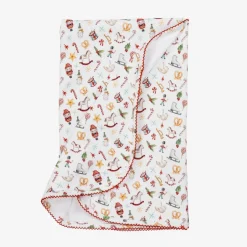 My Little Pie White Supima Cotton Noel Blanket (82cm) Online