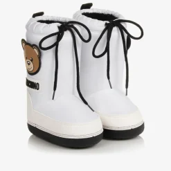 Moschino White Teddy Bear Snow Boots Discount