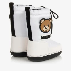 Moschino White Teddy Bear Snow Boots Discount