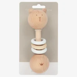Bam Bam Wooden Bear Rattle (15cm) Hot