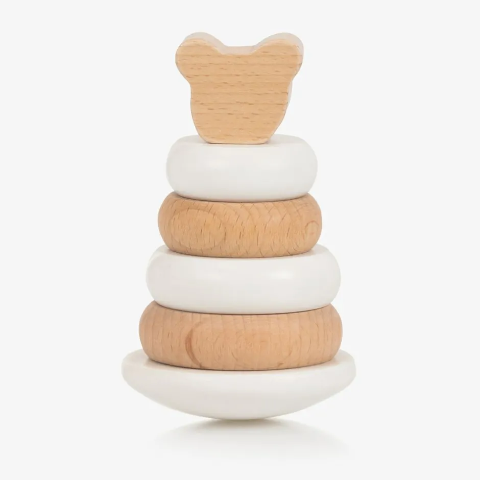 Bam Bam Wooden Bear Stacker (13cm) Clearance