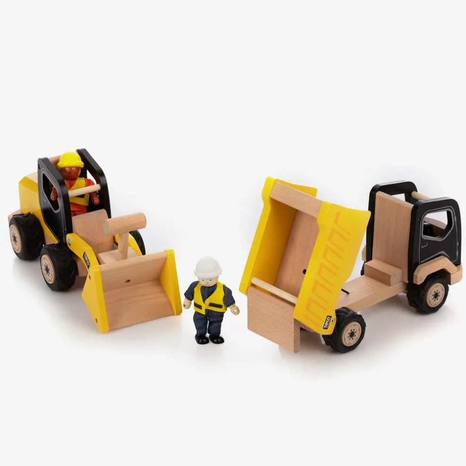 Bigjigs Wooden Construction Toy Play Set (59cm) Best