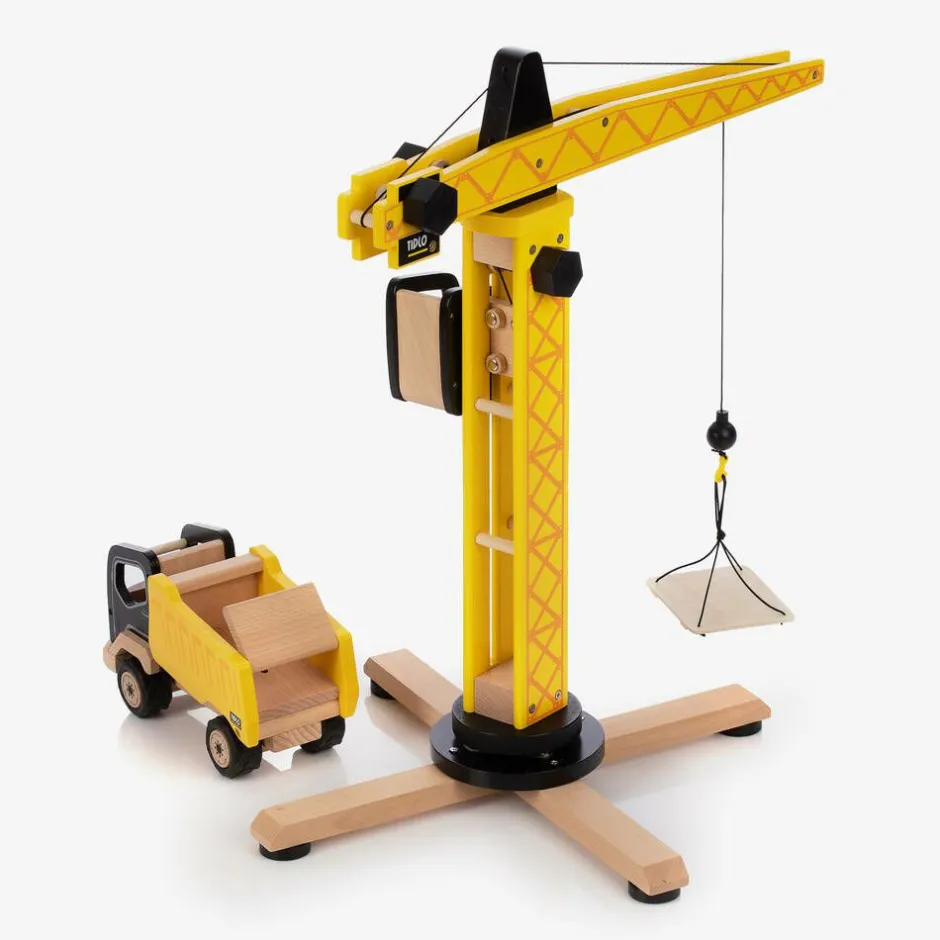 Bigjigs Wooden Construction Toy Play Set (59cm) Best