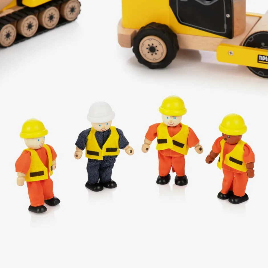 Bigjigs Wooden Construction Toy Play Set (59cm) Best