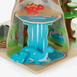Bigjigs Wooden Dinosaur Island Play Set (45cm)