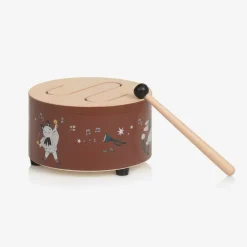Moulin Roty Wooden Drum Toy (16cm) Clearance