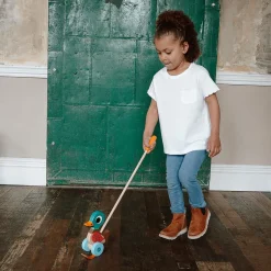 Vilac Wooden Duck Walking Toy (55cm) Clearance