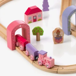Bigjigs Wooden Fairy Town Train Set (114cm) Best