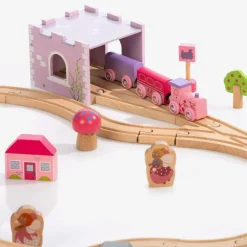 Bigjigs Wooden Fairy Town Train Set (114cm) Best