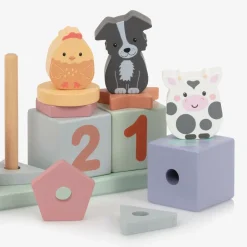 Orange Tree Toys Wooden Farmyard Animal Counting Game (25cm) Sale