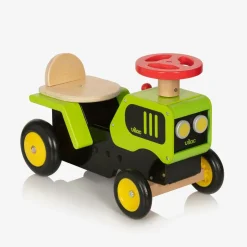 Vilac Wooden Green Ride-On Tractor (47cm) Hot