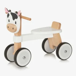 Bigjigs Wooden Ride-On Cow (45cm) Clearance