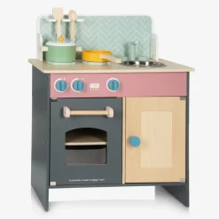 Bigjigs Wooden Simply Scandi Kitchen Play Set (60cm) New