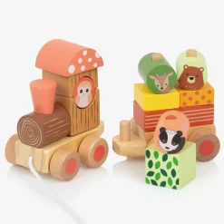 Orange Tree Toys Woodland Animal Puzzle Train Toy (26cm) Outlet