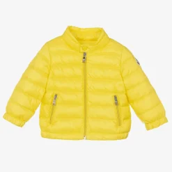 Moncler Enfant Yellow Down Padded Acorus Puffer Jacket