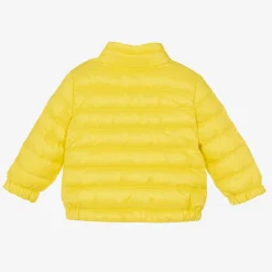 Moncler Enfant Yellow Down Padded Acorus Puffer Jacket